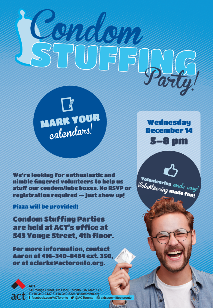 condom stuffing party infographic